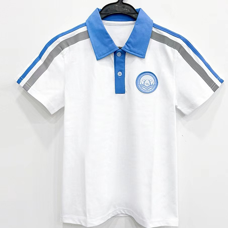 7A抗菌东莞大岭山实验小学夏季校服套装短袖短裤秋衣秋裤外套促销