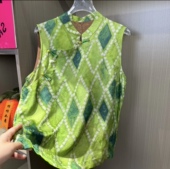 新中式 立领盘扣上衣女 新款 国风时尚 百搭夏季