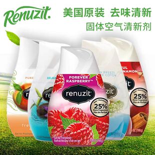 美国进口Renuzit蕊风瑞娜特固体空气芳香清新剂除臭环保去味198克