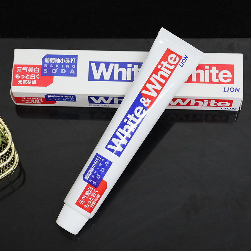 进口狮王牙膏防蛀去渍美白