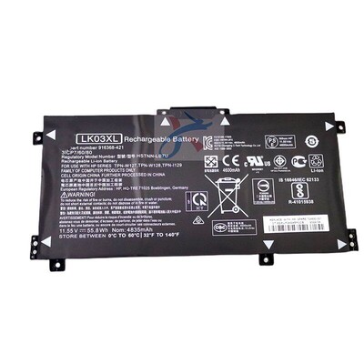 LK03XL适用envyX360 15-bp106TX TPN-W127/128/129/W138 i129电池