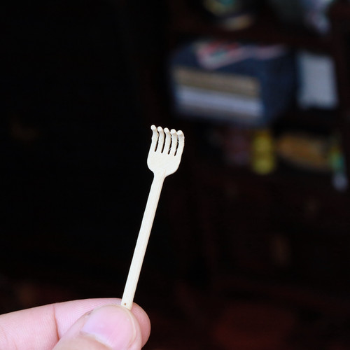 迷你微缩仿真模型古风中式痒痒挠娃屋场景配件