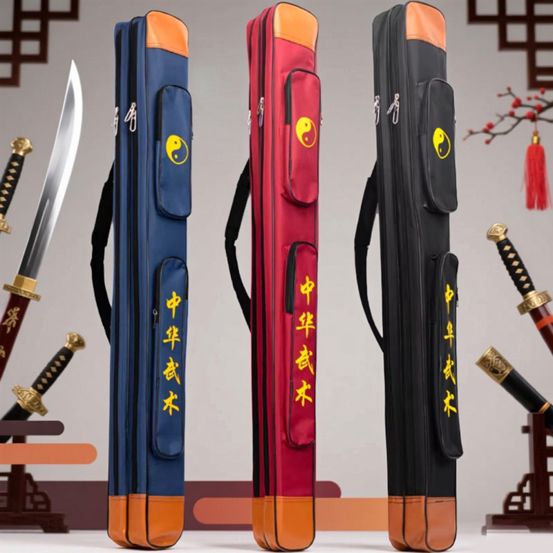 太极刀剑牛津布加厚背式收纳袋图片
