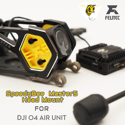 SpeedybeeMaster5v2适配DJI大疆O4天空端图传打印件，头部尾部