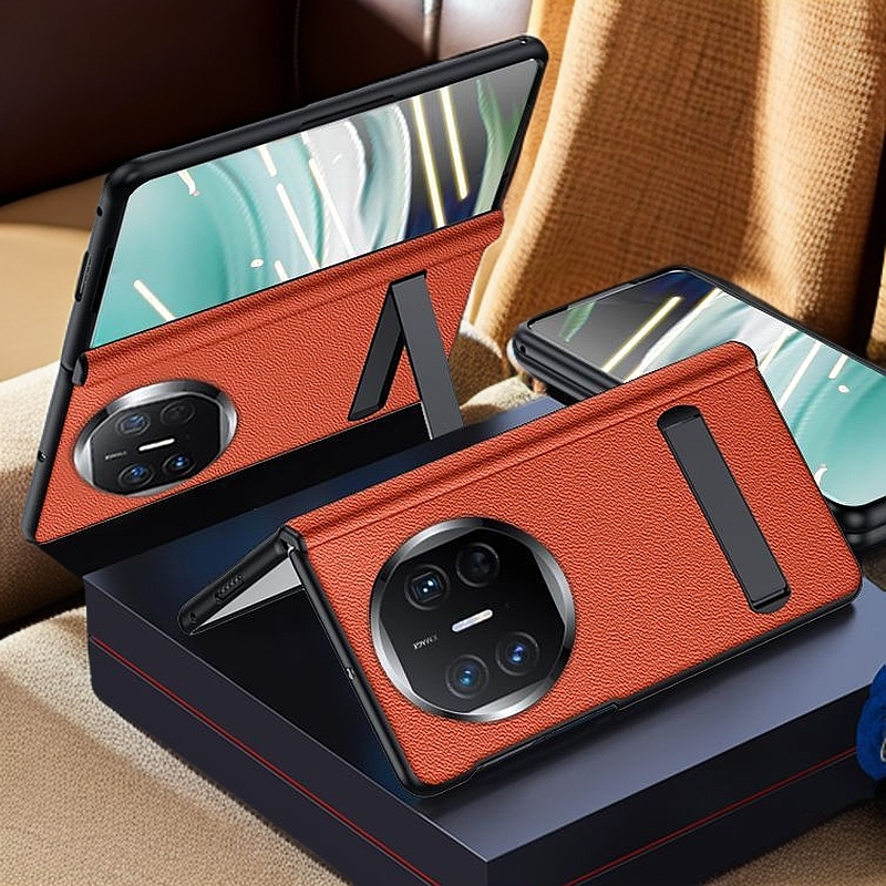 华为Matex6/x5真皮商务全包支架