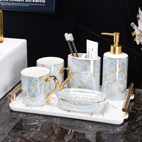 轻奢情侣牙刷杯浴室刷牙杯