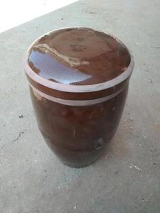 金斗骨灰缸土陶缸骨坛配盖福建寿老缸龙凤吉迁坟用骨缸大中小