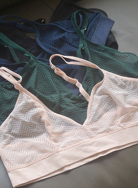 外*蕾丝 性感 少女薄款纯色内衣文胸背心式吊带胸罩无钢圈女士