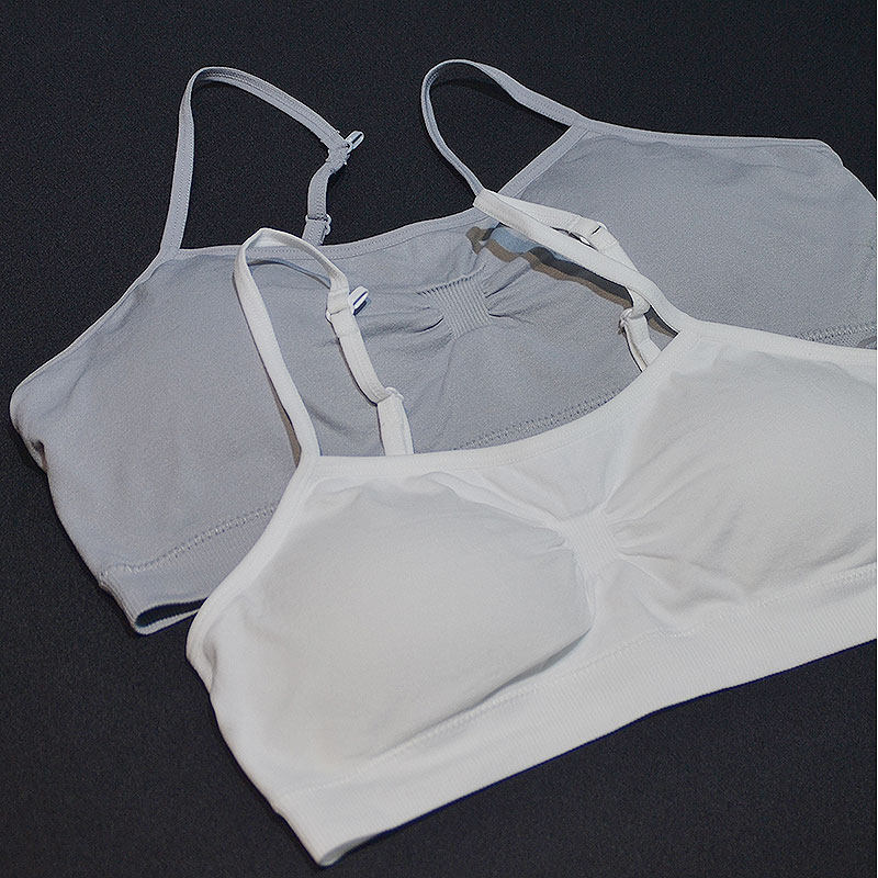 小内衣 无钢圈吊带小背心 带海绵垫罩杯加肥加大文胸