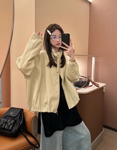 26010皮衣时尚 小个子炸街气质减龄百搭夹克 休闲外套女2026新款