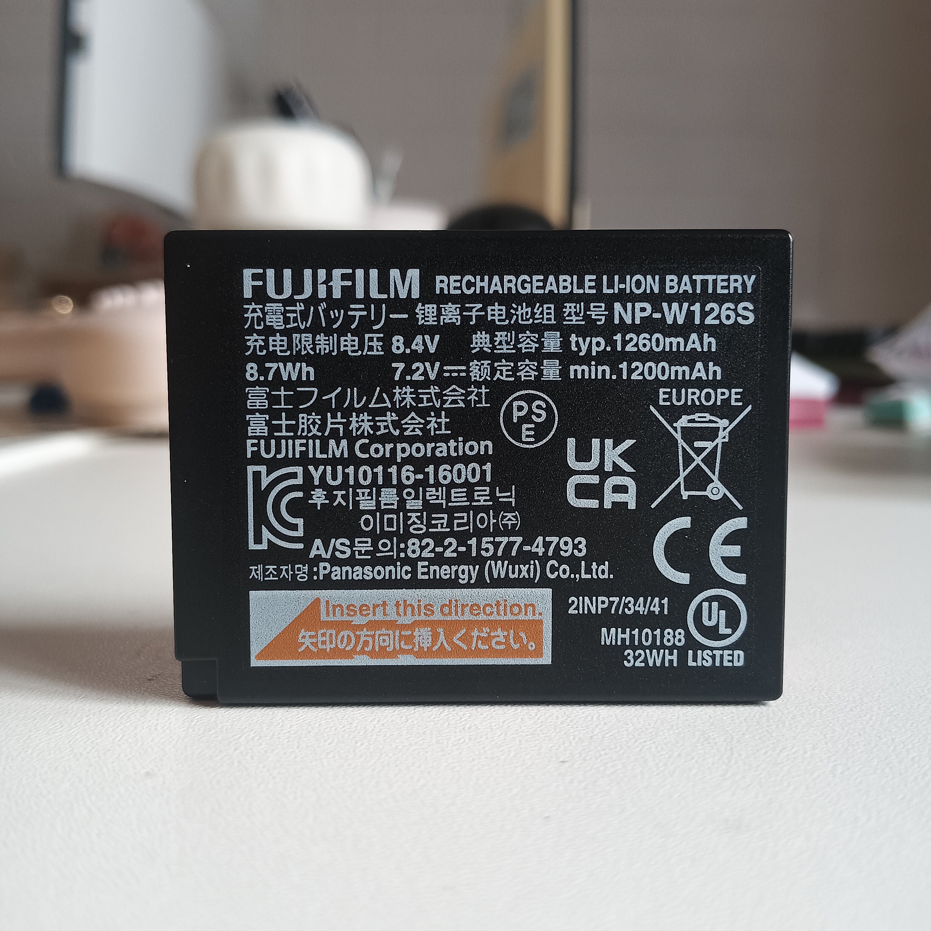 适用原装富士NP-W126S电池用于机型X100VIX100V/XT30II/XT50/XM5图片