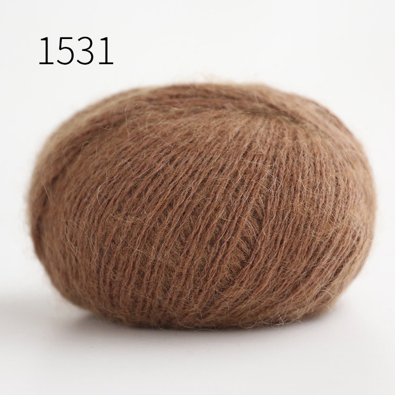 九色鹿羊毛马海毛 莉诺小马绒升级版 手工编织羊绒羊毛马海毛线