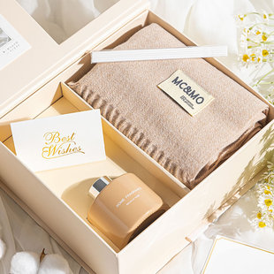 围巾香薰礼盒冬天冬季保暖生日礼物送女生闺蜜实用小众高级感精致