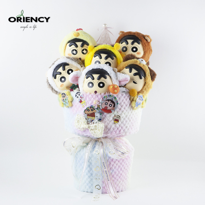 蜡笔小新盲盒花束生日礼物