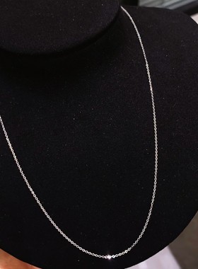 S925纯银项链女款2025新款爆款轻奢小众锁骨链颈链配饰o字链