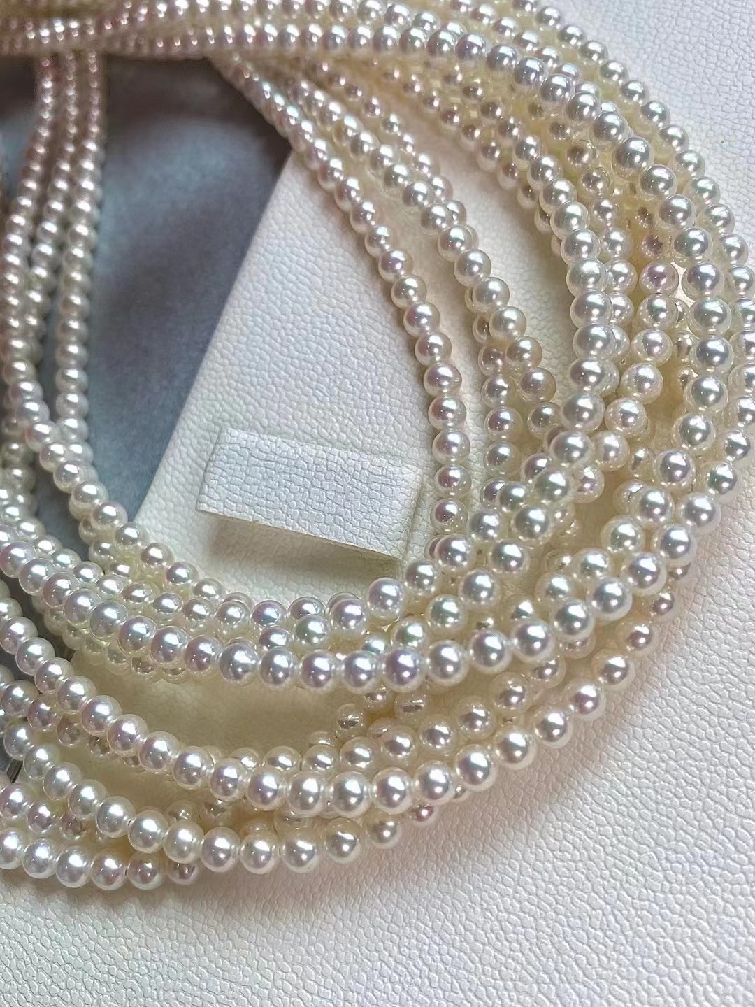 极细施家3mmbaby小米珠珍珠项链女颈链baby小珍珠锁骨链2024新款