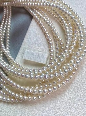 极细施家3mmbaby小米珠珍珠项链女颈链baby小珍珠锁骨链2024新款