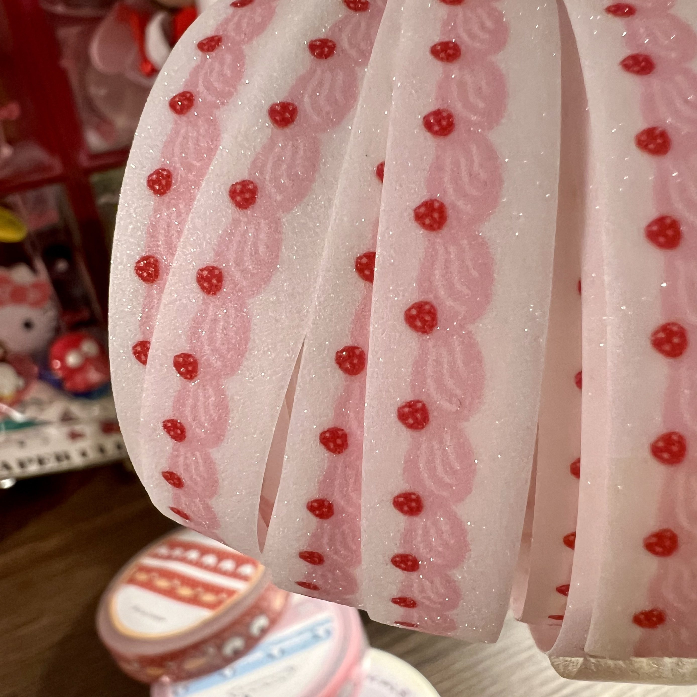 thumbnail for Yao Original Glitter Washi Tape Cute Cartoon Decoration 1cm Pull Strip Journal Release Paper Thin Tape 5m Rolls