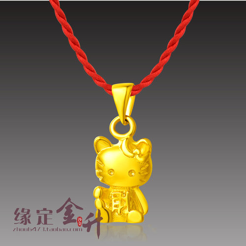 久不掉色生肖动物镀黄金项链吊坠