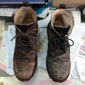 靴高帮男靴男鞋 约翰尼德普同款 手工定制固特异工装 工靴头层牛皮