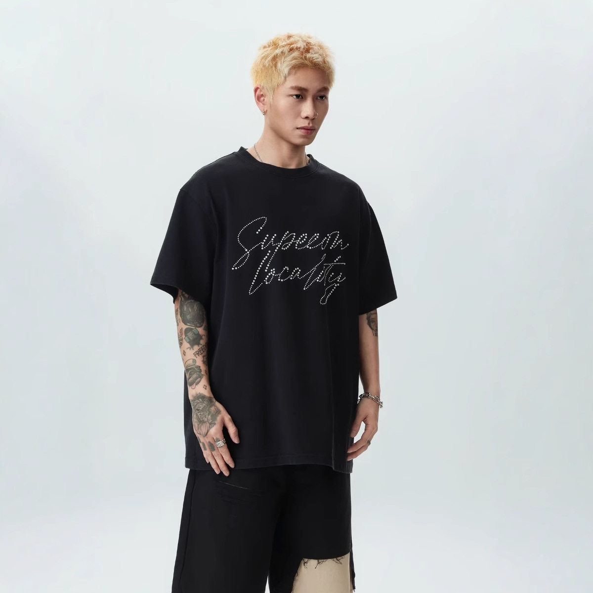 美式hiphop高街头复古t恤男女款