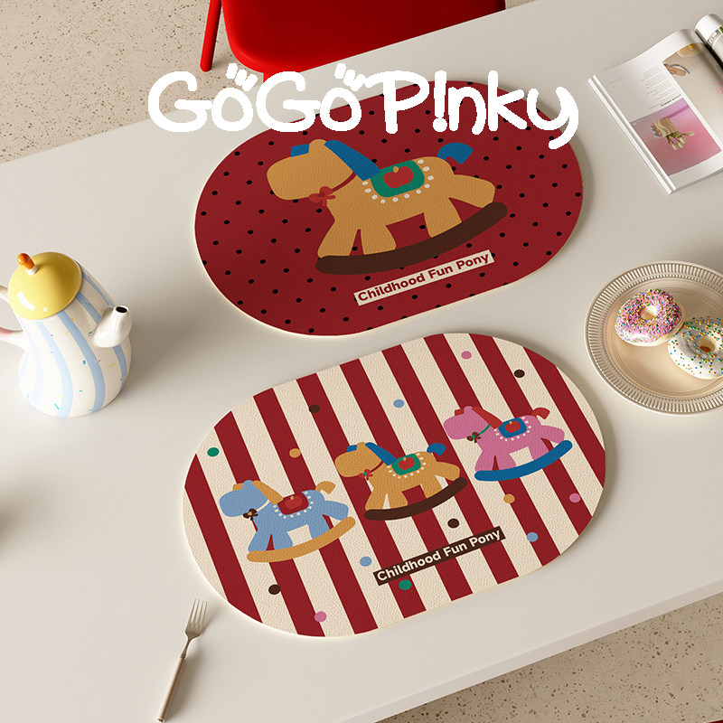 家用红色喜庆新年氛围感餐垫防水防烫吧台桌面保护垫碗盘隔热垫子,居家布艺,餐垫,淘宝优惠券,粉丝福利购,淘宝优惠卷