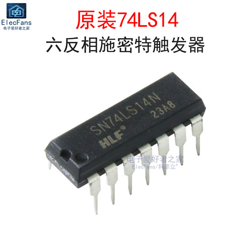 原装74LS14施密特触发器逻辑芯片