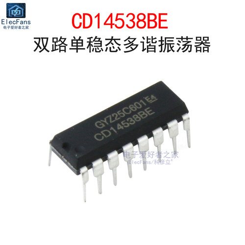 CD14538BE双路单稳态逻辑芯片