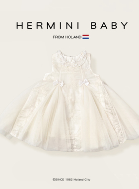 CHERRYCOCO女童夏季连衣裙2025夏季新款女宝宝网纱拼接公主背心裙