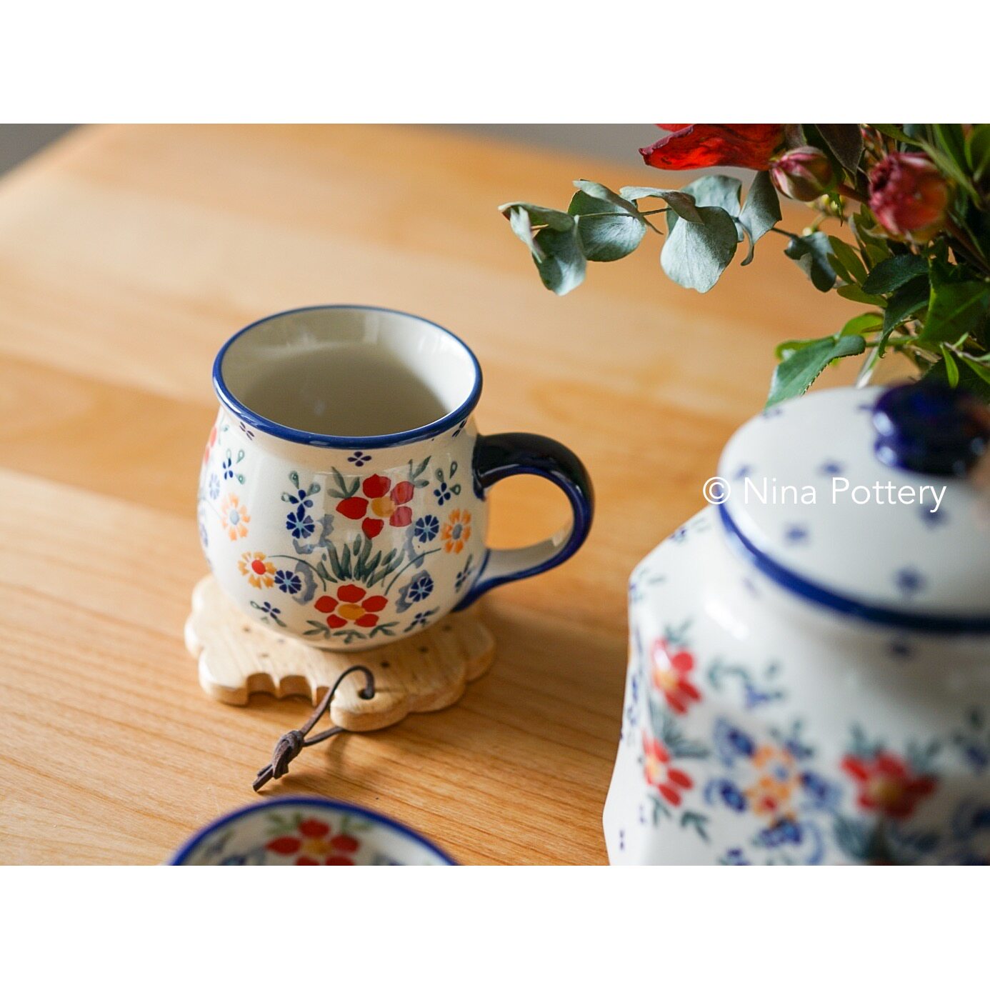 陶瓷ninapottery当归圆肚胖胖杯
