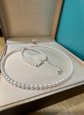 ZHAZHA韩国天然极光AK真珍珠项链女款2025新款爆款轻奢小众高级感