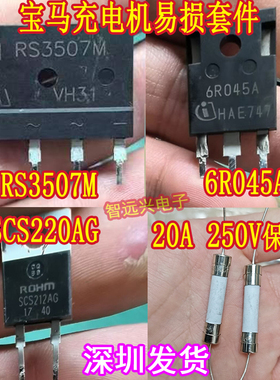 RS3507M 6R045 SCS220AG 保险20A适用530KLE车载充电机易损三极管