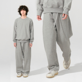 BPCALL24AW 简单高级 秋冬搭配舒适卫裤 1.0卫裤 复古合身基础款