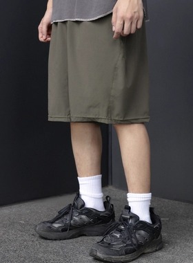 BPCALL25SS 夏末拉新 立体剪裁运动过膝短裤