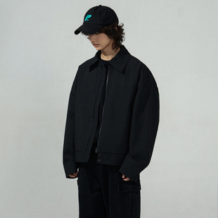 BPCALL24SS冷锋夹克高级简约巴家风格 外套CleanFit翻领拉链短上衣