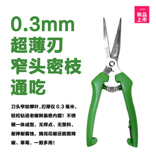 摘花椒神器专用手套指甲，摘花椒剪刀怎么选摘花椒剪刀加长怎么弄