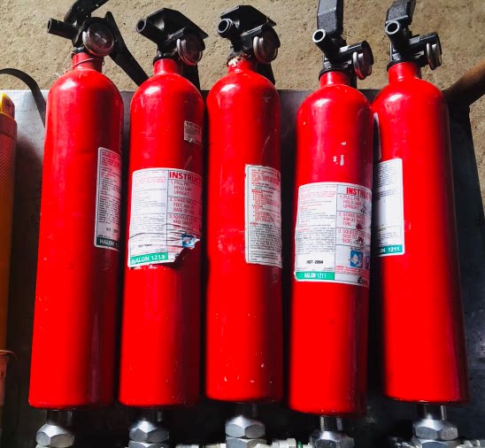 航空教材机舱飞机灭火瓶 氧气瓶(空瓶)教学演示训练实习灭火器