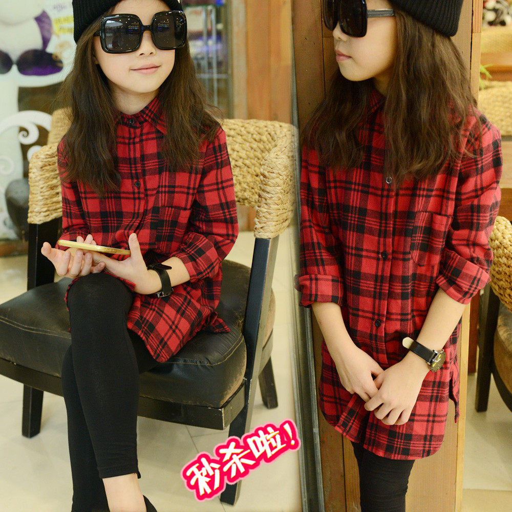 Chemise fille à manche longue - Ref 2085274 Image 1