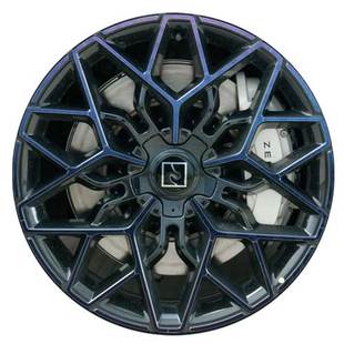 24款极氪001专用轮毂贴纸改装饰配件轮圈划痕修复改色碳纤维用品