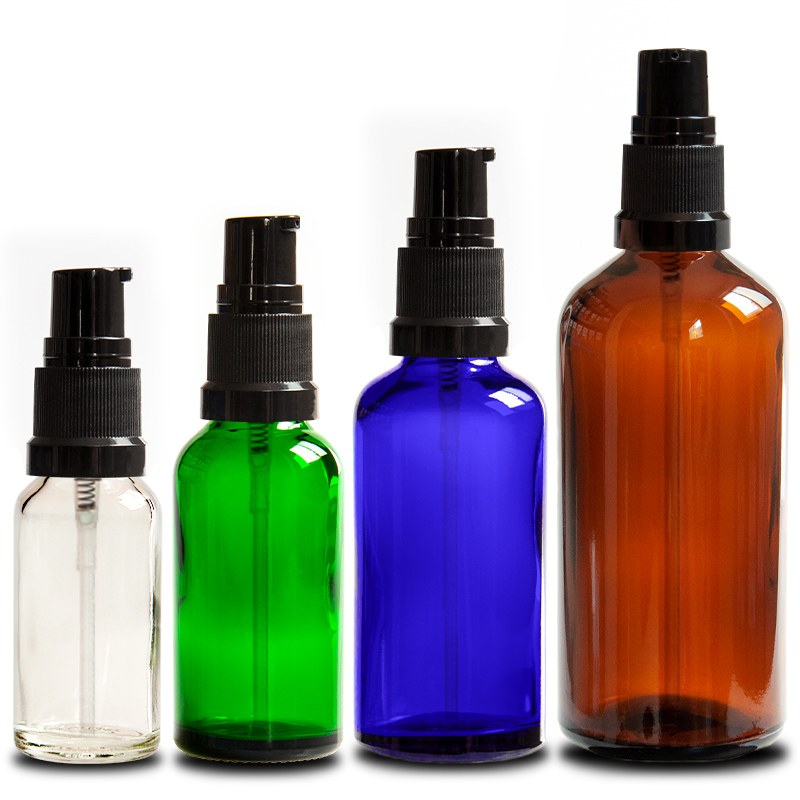 塑料精油压泵头空瓶配罩乳液盖