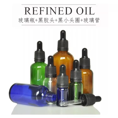 透明100mL茶色胶头分装瓶