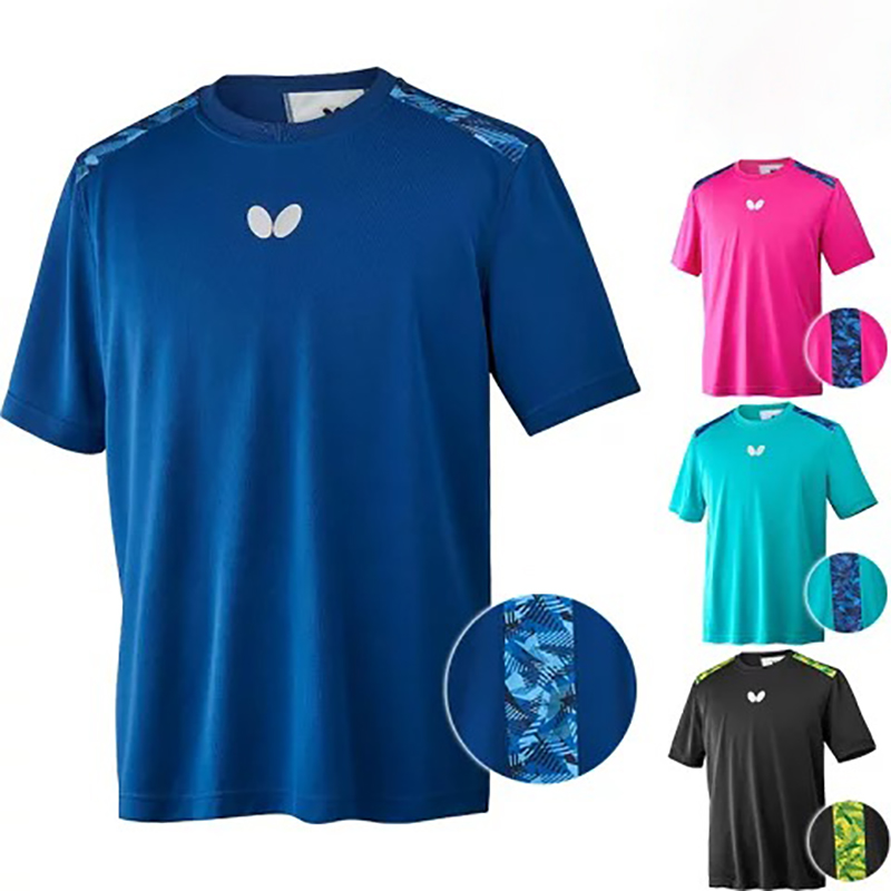 蝴蝶乒乓球服短袖t恤运动服球衣