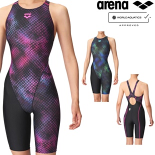 日本代购 阿瑞娜女用竞速训练连体泳衣2024年秋冬新款