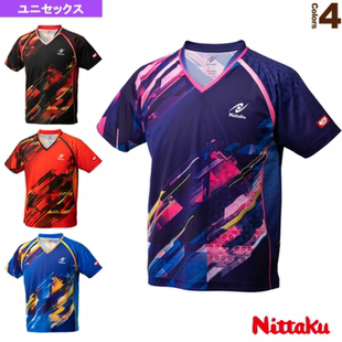 日本Nittaku尼塔谷乒乓球服男女款宽松短袖T恤速干运动训练服上衣