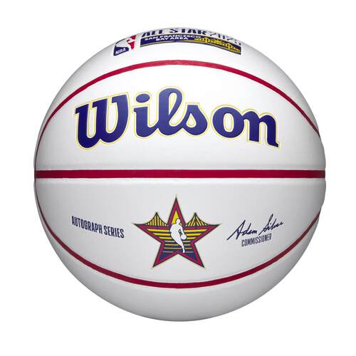 新款Wilson威尔逊篮球NBA 全明星赛签名篮球 7 号人造皮革