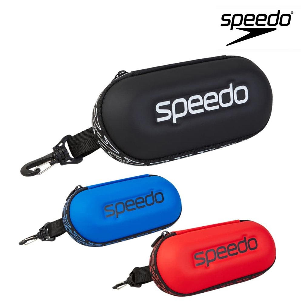 日本Speedo速比涛护目镜盒游泳镜配件眼镜收纳盒便携式挂件包泳镜