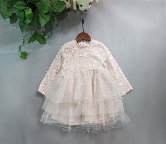 大蝴蝶结蕾丝纱裙公主风童装