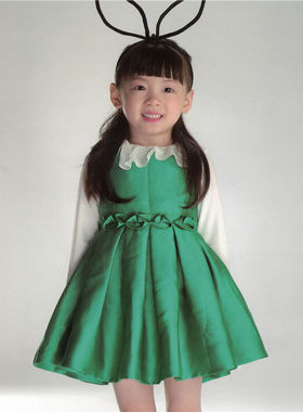 宝儿T恤童装荷叶领上衣春款女童打底衫16722（里）