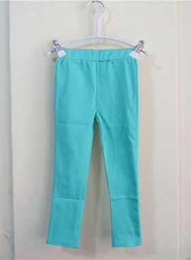 yuyiqi童装裤子中童弹力打底裤春夏薄款女宝宝款小脚裤16809
