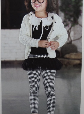 春秋款宝儿女童T恤童装长袖上衣荷叶边中童打底衬衫21650